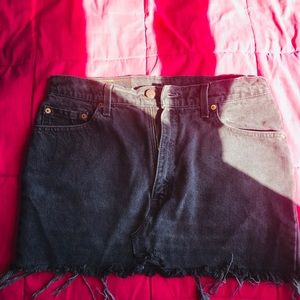 Levi’s black Jean skirt